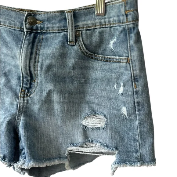 Aerie Daydream Distressed Denim Short - Picture 5 of 14